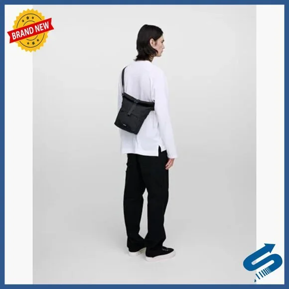 Men's Shoulder Bag with Adjustable Strap, Hidden Zip Pocket, 5.5L Capacity